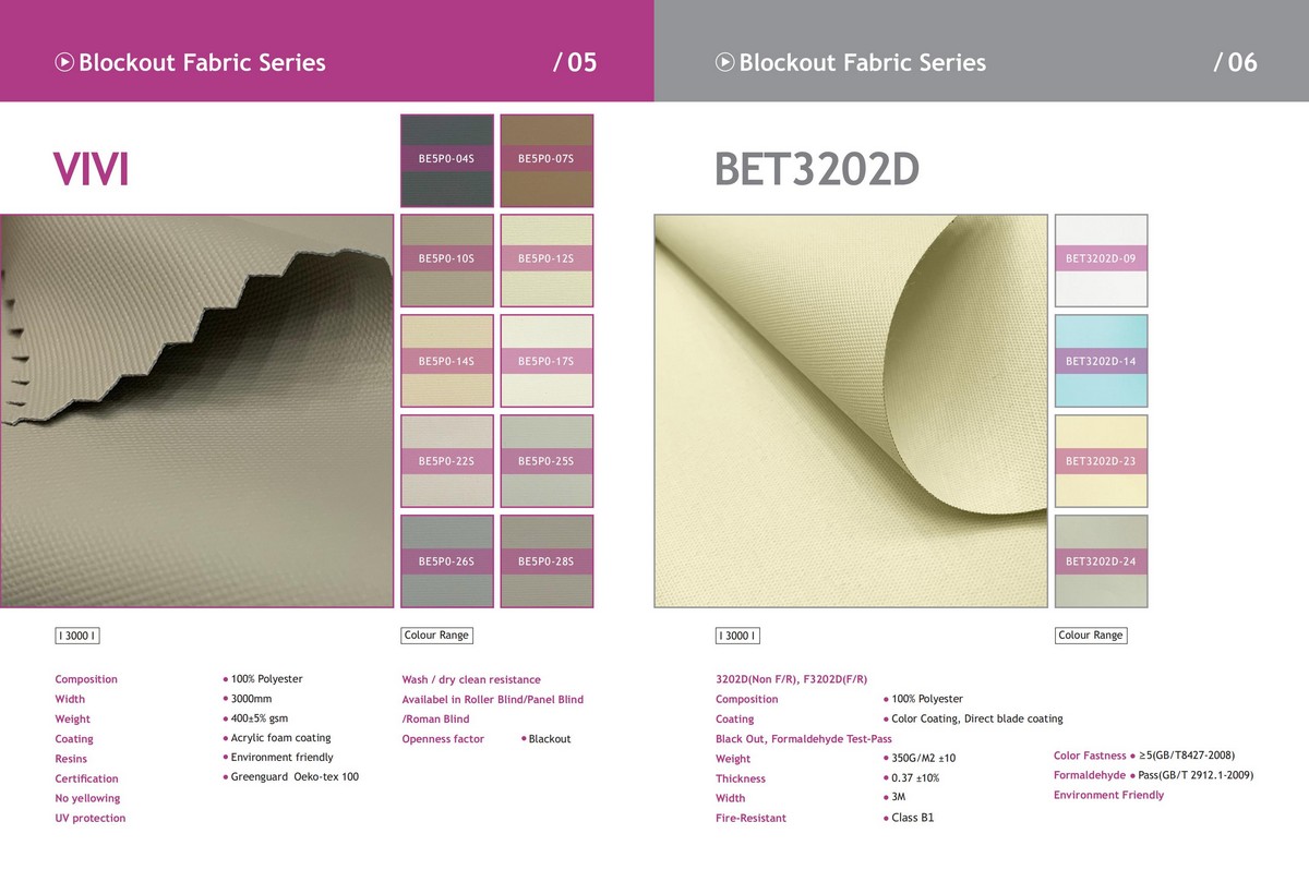 Blockout Fabric Series